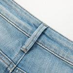 Wide-Leg Rose-Embroidered Cut-Outs Jeans