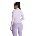 Women's Solid Color Full-Zip Jacket