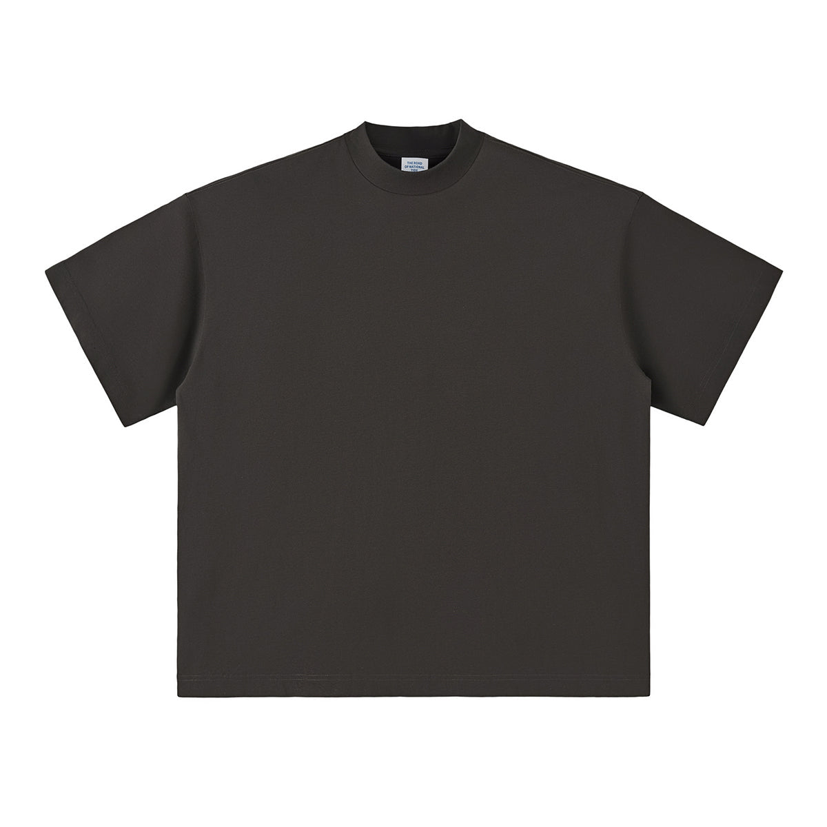 Solid Color Crew Neck Baggy Tee 230gsm