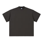 Solid Color Crew Neck Baggy Tee 230gsm