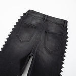 Rhinestones & Pearls Embroidery Patchwork Ankle Jeans