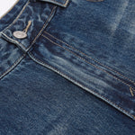 Baggy Bermuda Washed Denim Shorts