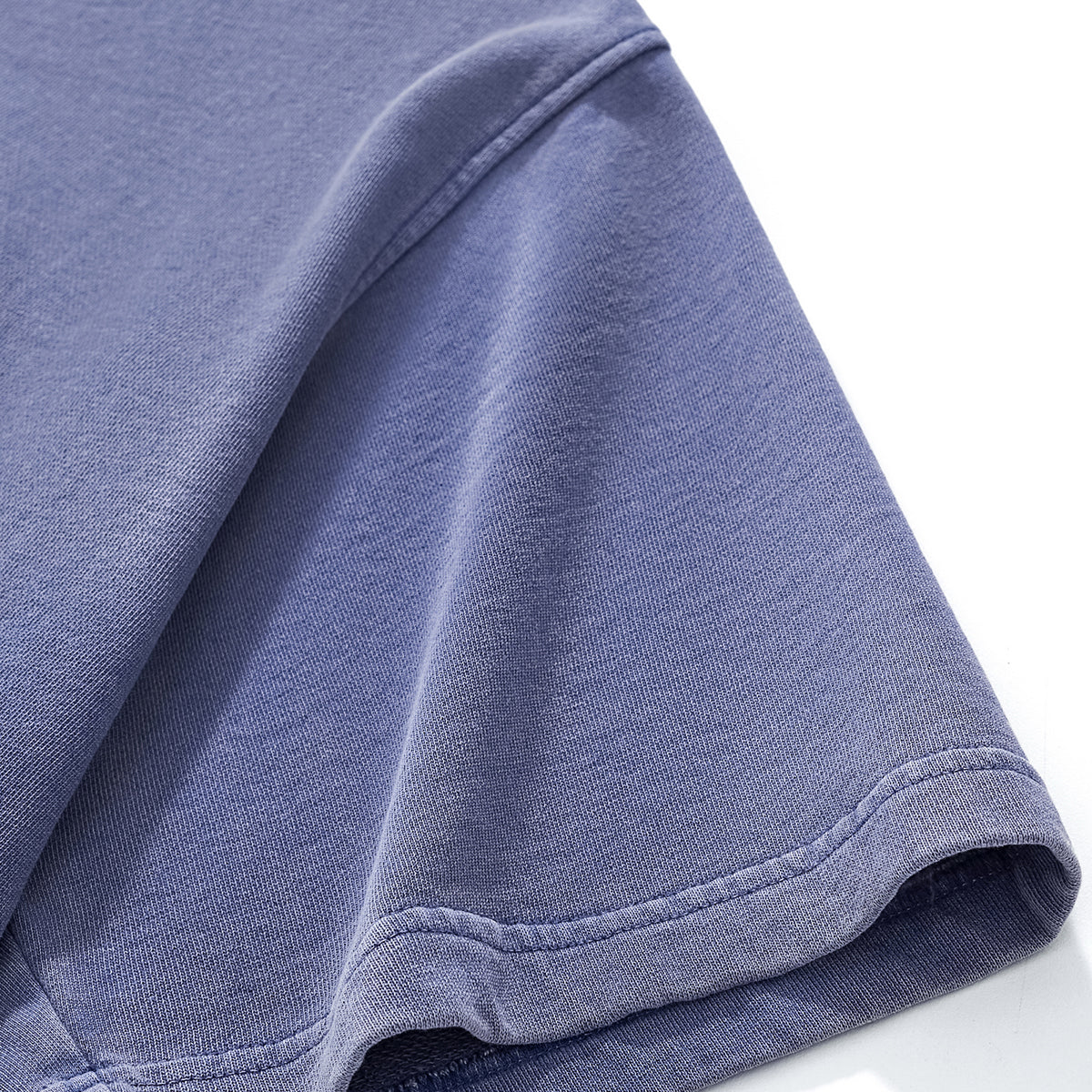 Vintage Washed Raw Edge Crop Tee 280gsm