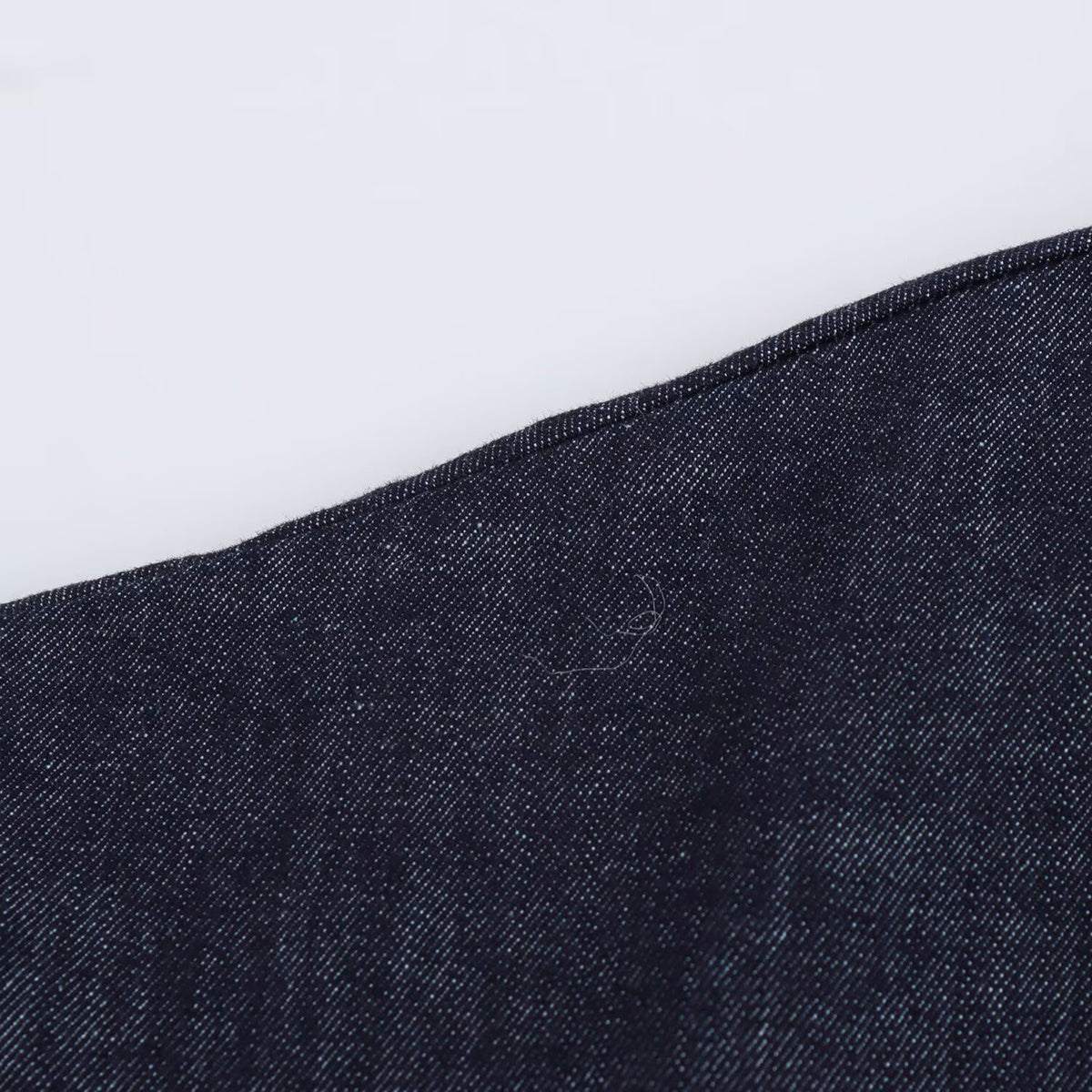 Short-Sleeve Button-Front Denim Midi Dress