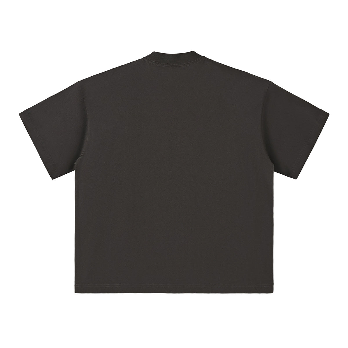 Solid Color Crew Neck Baggy Tee 230gsm