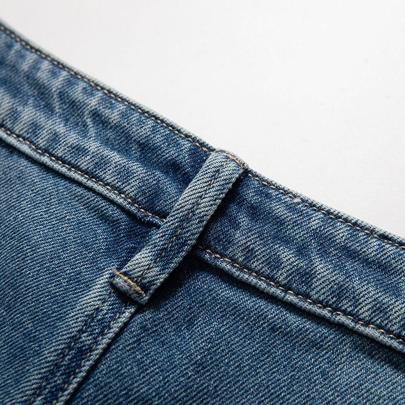 Floral Embroidered Cut-Out Baggy Jeans