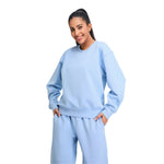 Solid Color Relaxed Fit Sweatshirt