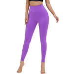 High-Waisted Solid Yoga Leggings