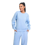 Solid Color Relaxed Fit Sweatshirt