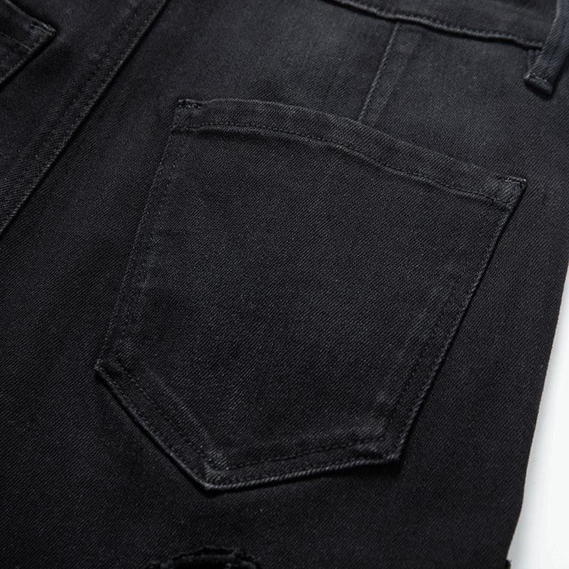 Patchwork Floral-Embroidered Sequined Bootcut Jeans