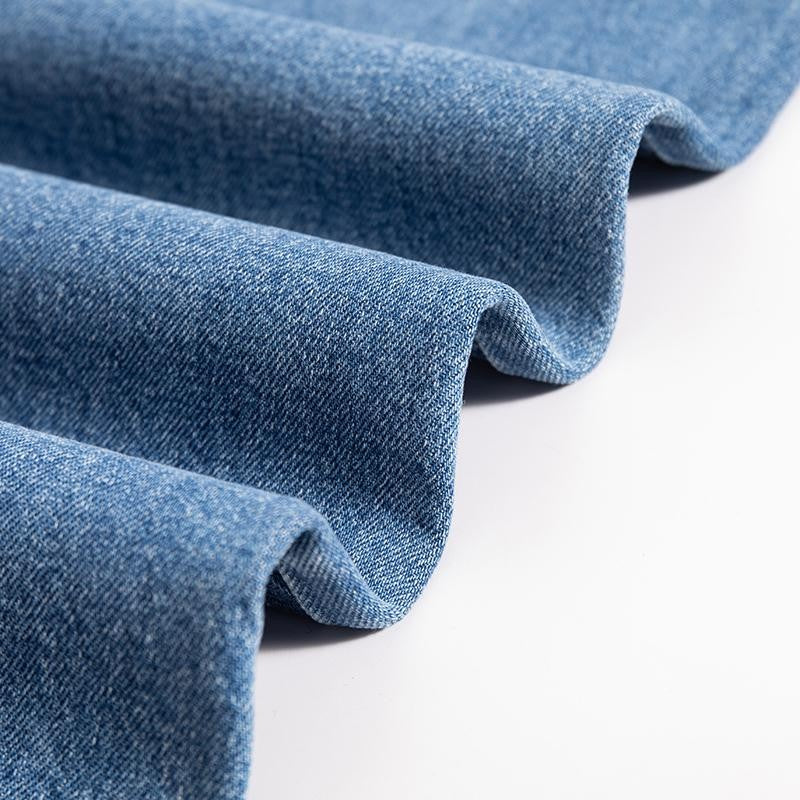 Raw Hem Floral Lace-Cut Jeans with Rhinestones