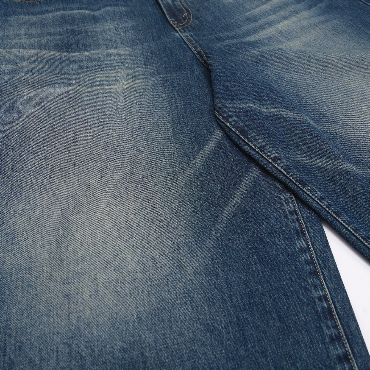 Baggy Bermuda Washed Denim Shorts