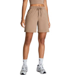 Relaxed Fit Drawstring Yoga Shorts