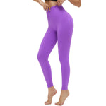 High-Waisted Solid Yoga Leggings