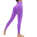 High-Waisted Solid Yoga Leggings