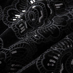 Patchwork Floral-Embroidered Sequined Bootcut Jeans