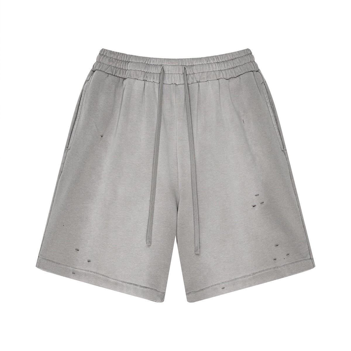 Washed Faded Distressed Shorts