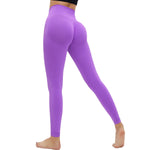 High-Waisted Solid Yoga Leggings