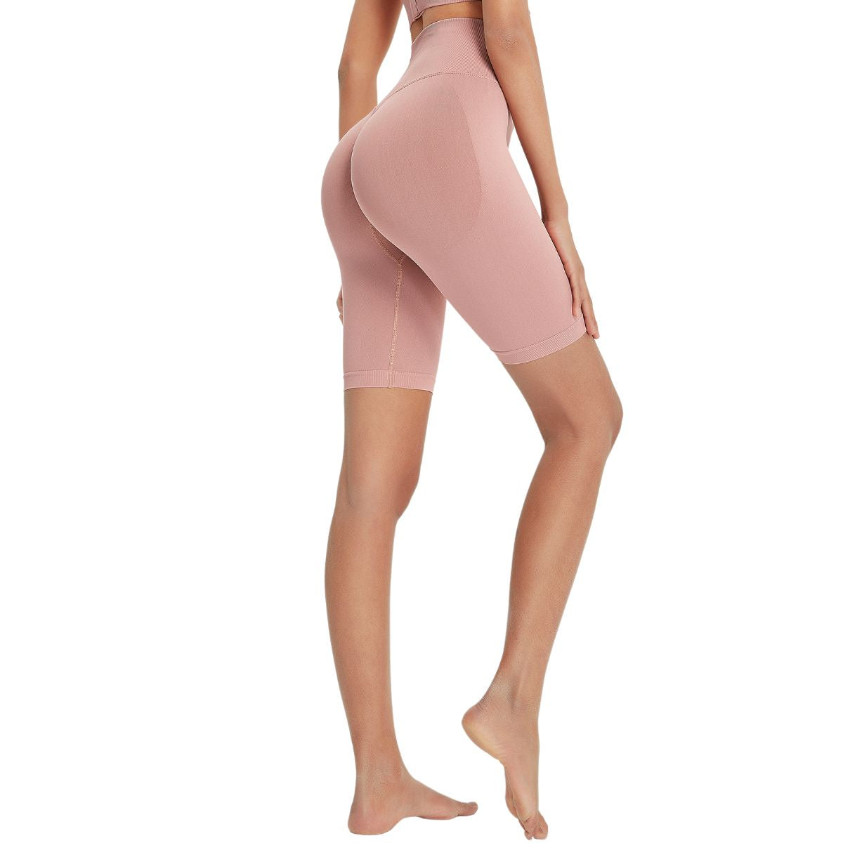 Seamless Butt-Lift Mid-Thigh Leggings