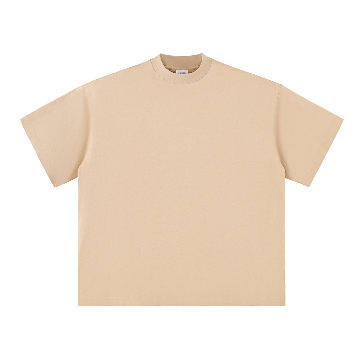 Solid Color Crew Neck Baggy Tee 230gsm