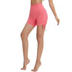 Solid Color Butt-Lift Ruched Shorts