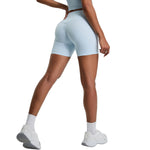 Solid Color Booty-Lifting Yoga Shorts
