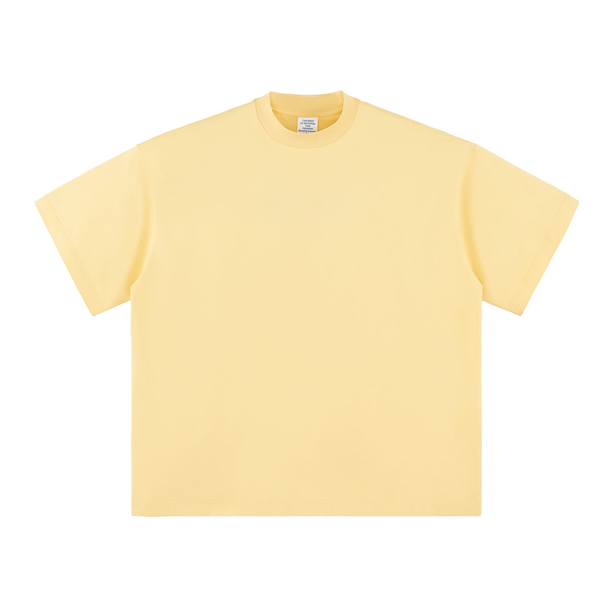 Solid Color Crew Neck Baggy Tee 230gsm
