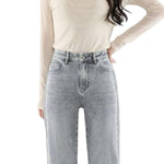 Relaxed-Fit Patchwork Embroidered Cropped Jeans