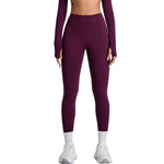 High-Waisted Solid Color Workout Leggings