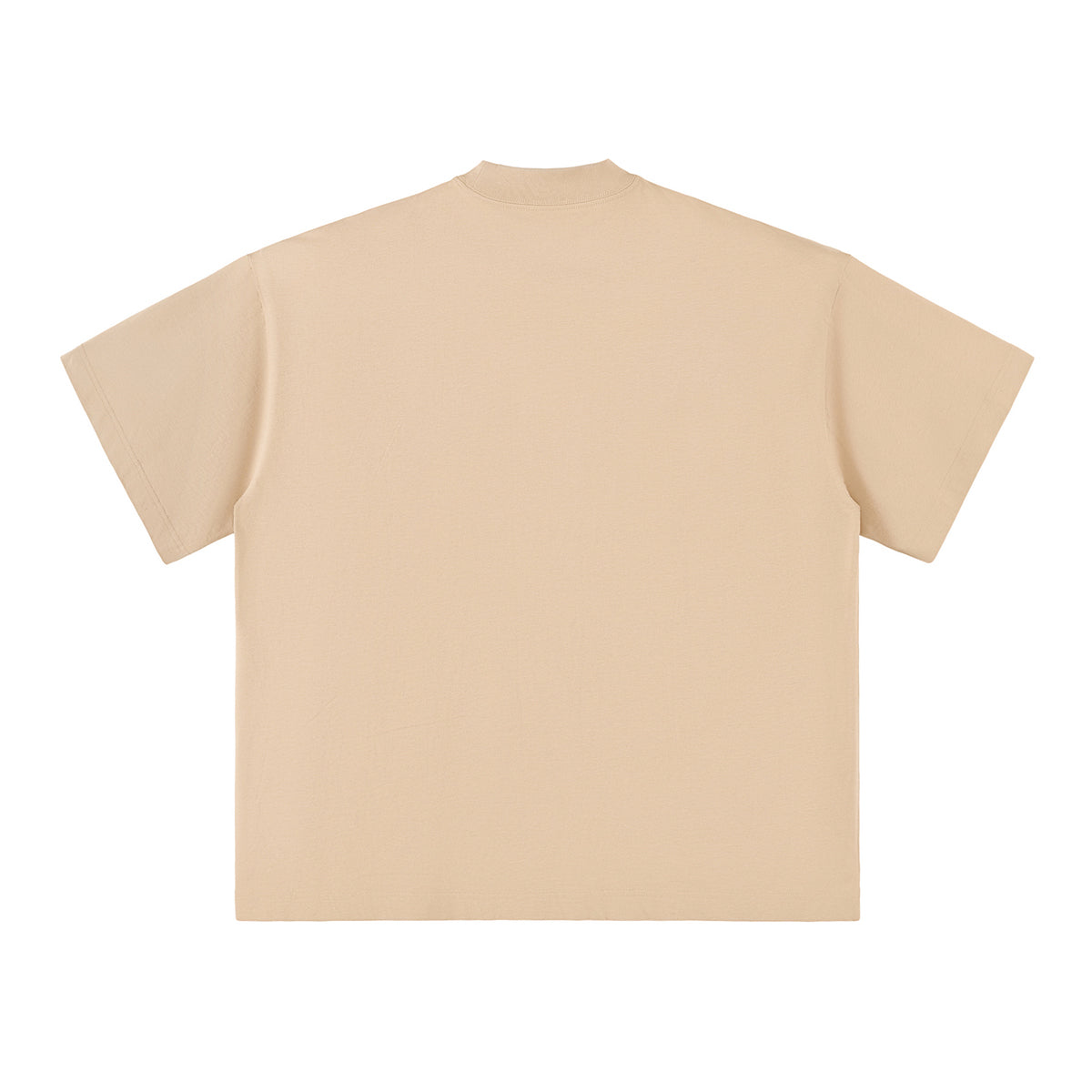 Solid Color Crew Neck Baggy Tee 230gsm