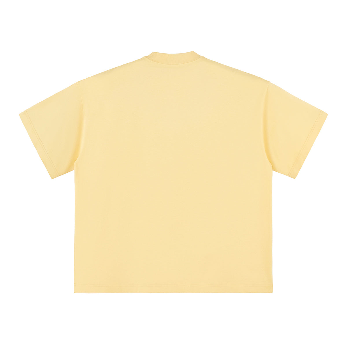 Solid Color Crew Neck Baggy Tee 230gsm