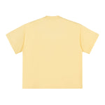 Solid Color Crew Neck Baggy Tee 230gsm