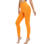 High-Waisted Solid Yoga Leggings