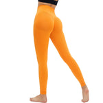 High-Waisted Solid Yoga Leggings