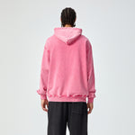 Sweat à capuche délavé avec poche kangourou