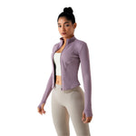 Tailored Fit Thumbhole Full-Zip Jacket