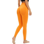 High-Waisted Solid Yoga Leggings