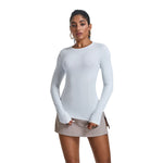 Quick-Dry Slim-Fit Long-Sleeve Tee