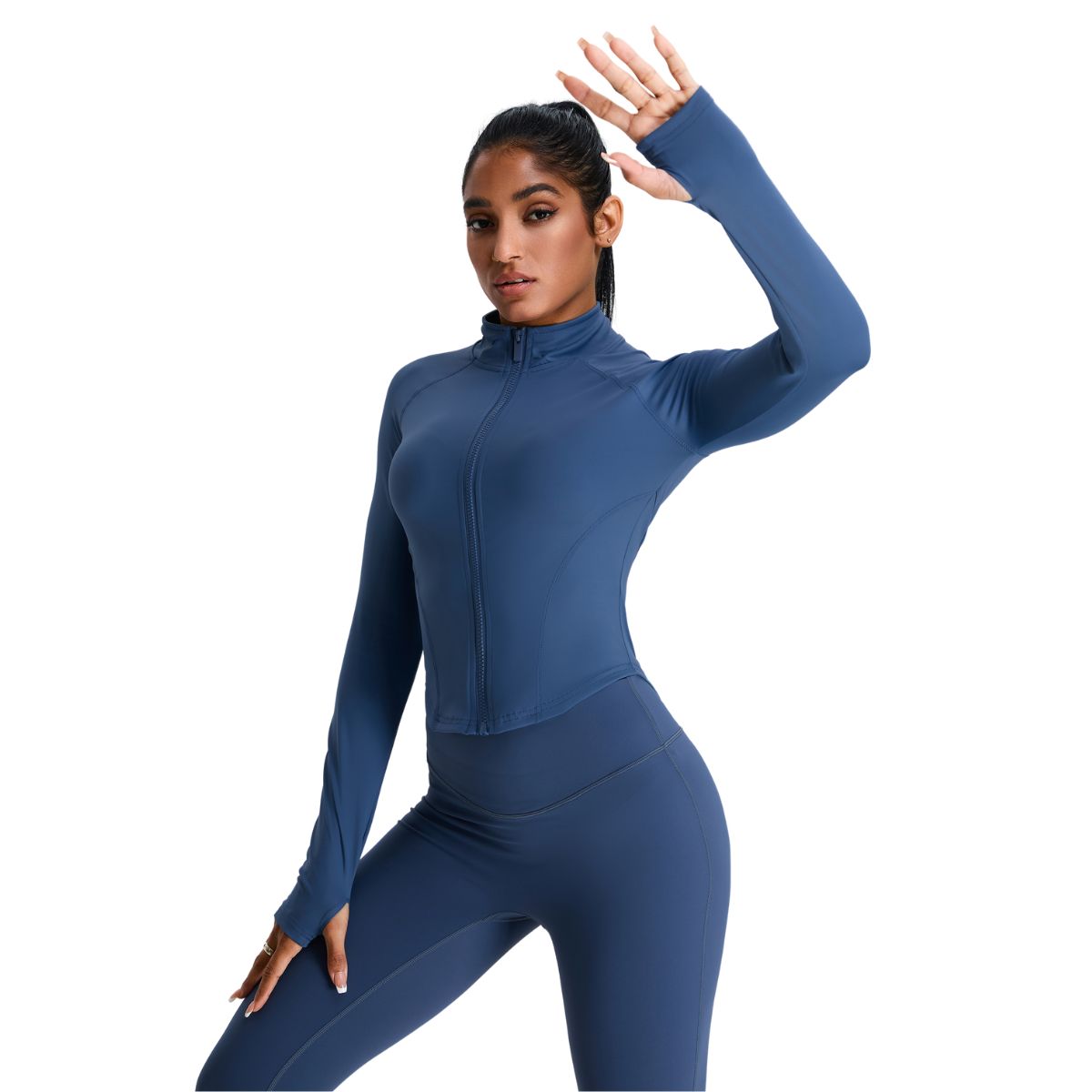 Women's Curved Hem Full-Zip Jacket