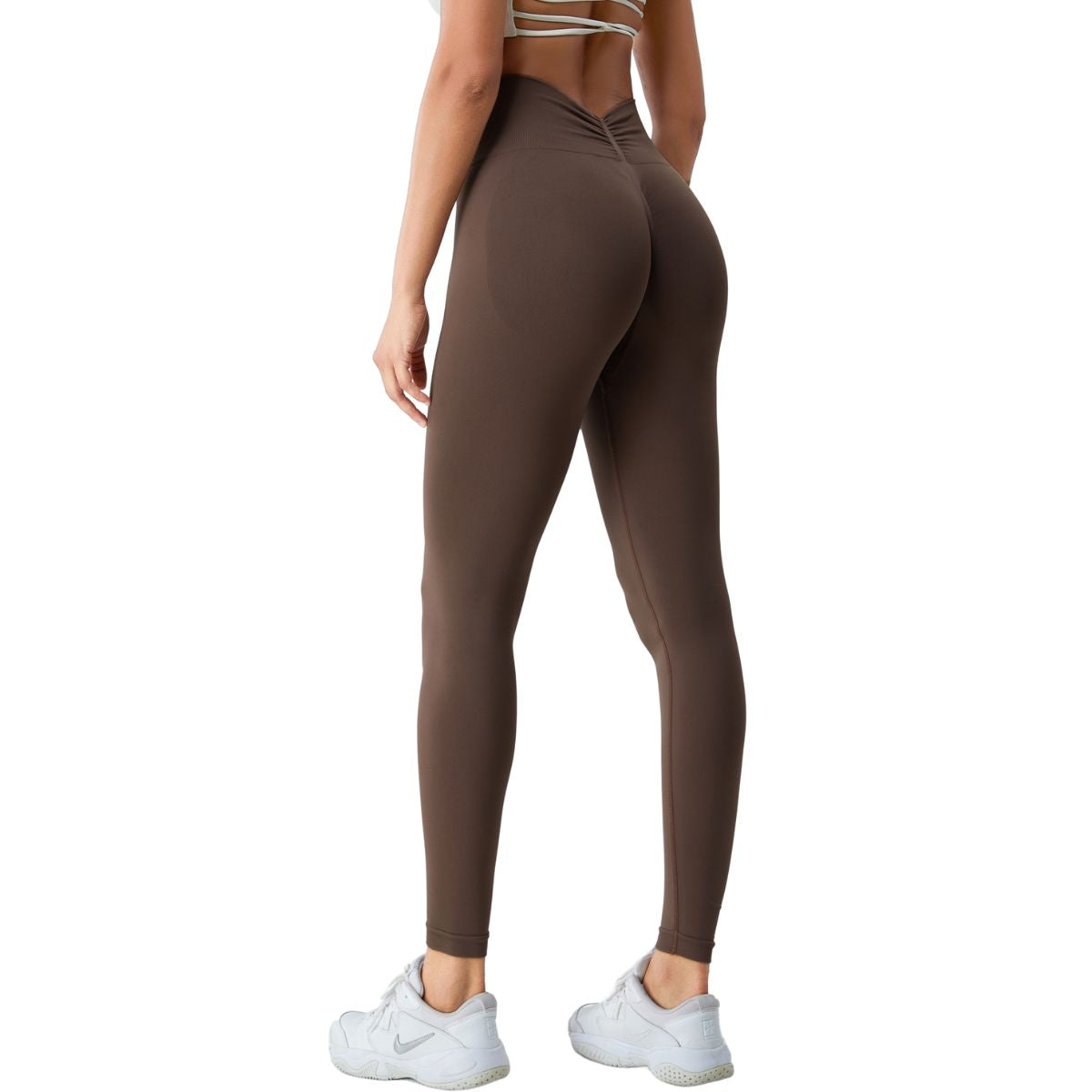 V-Seam Back Butt-Lifting Leggings