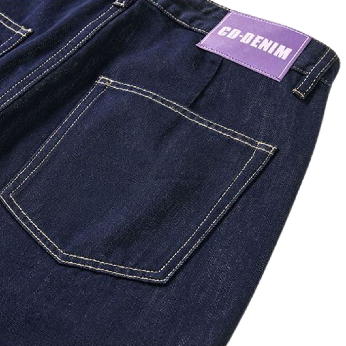 Selvedge Straight-Leg Denim Pants