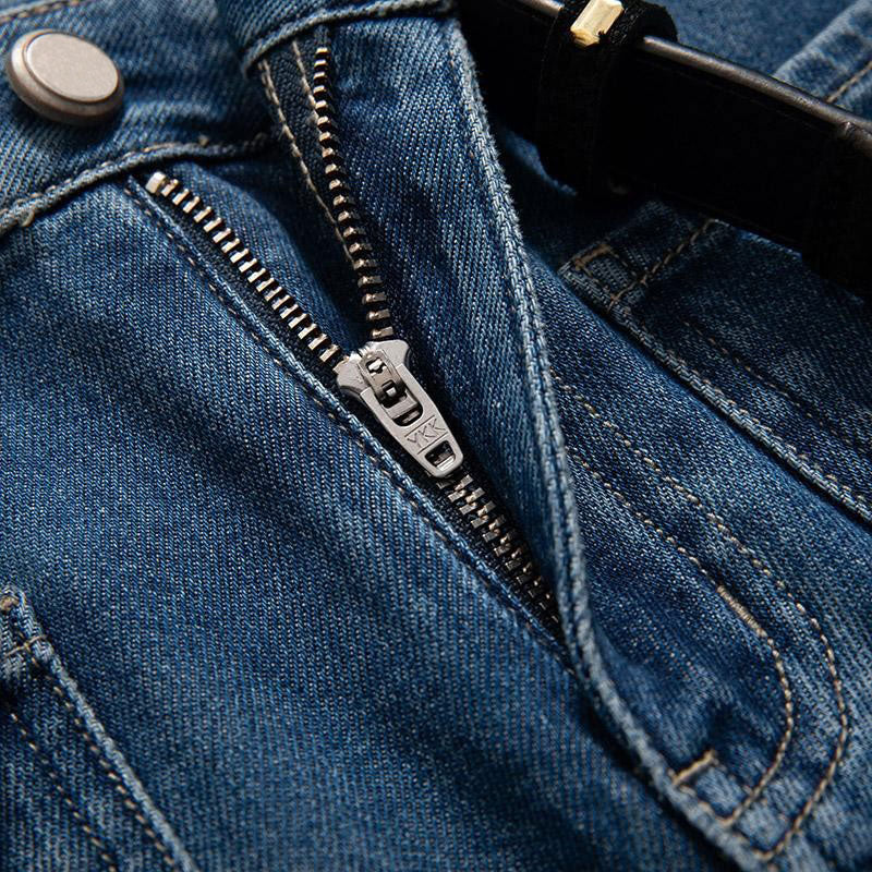 Floral-Embroidered Cut-Out Jeans with Rhinestones