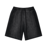 Washed Faded Distressed Shorts