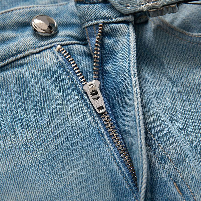 Wide-Leg Rhinestone & Embroidered Cut-Out Jeans