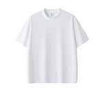 Solid Color Crew Neck Basic Tee 240gsm