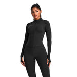 Tailored Fit Thumbhole Full-Zip Jacket