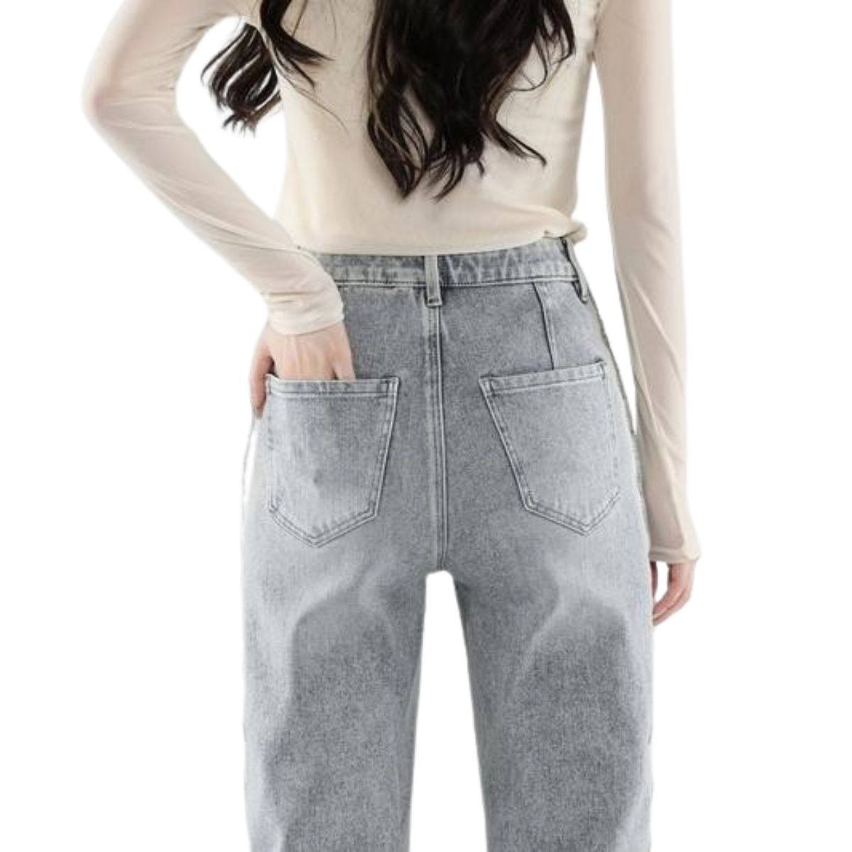 Relaxed-Fit Patchwork Embroidered Cropped Jeans