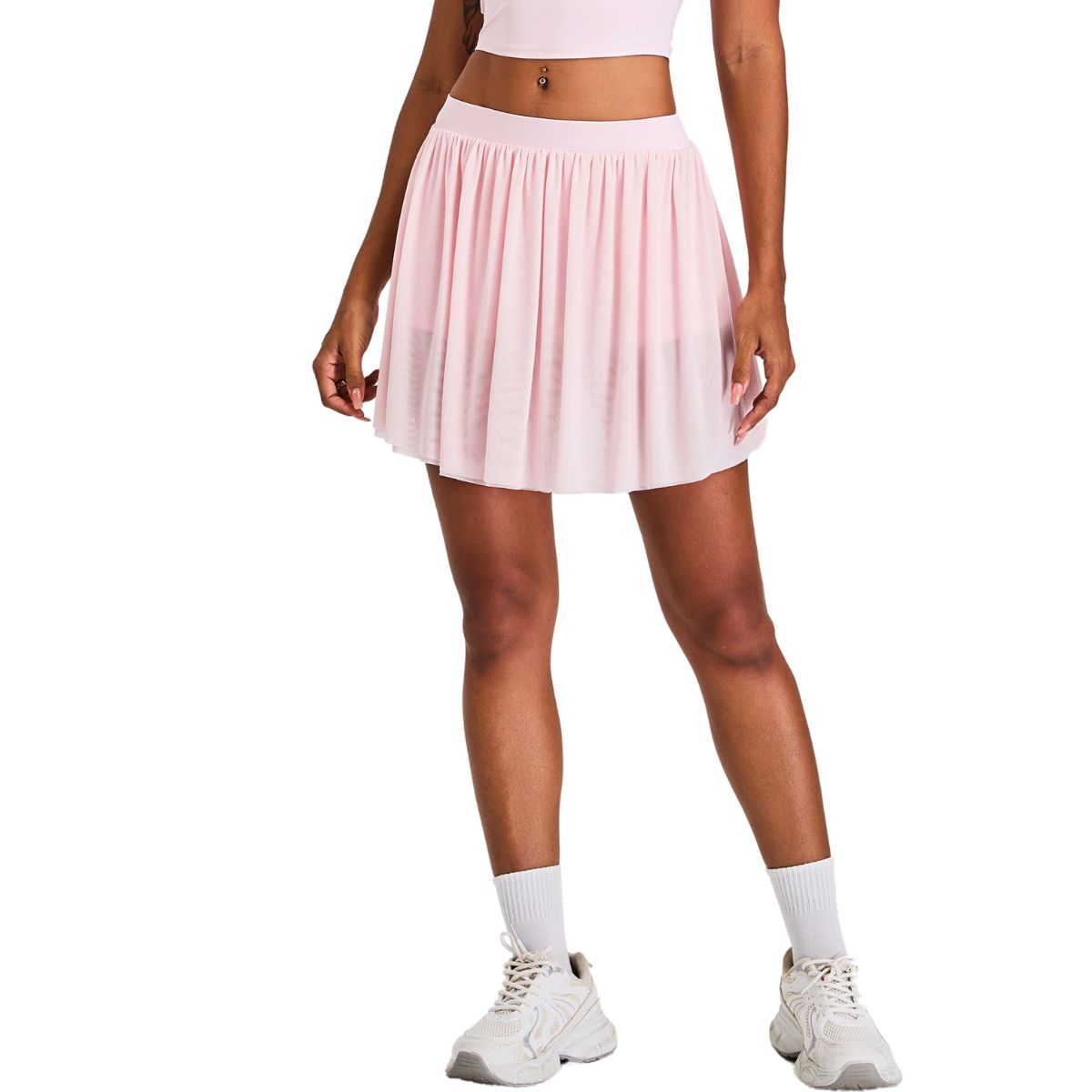 Quick-Dry Athletic Pleated Skort