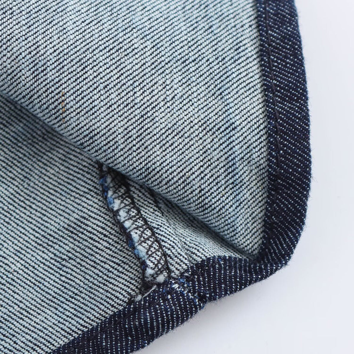 Short-Sleeve Button-Front Denim Midi Dress