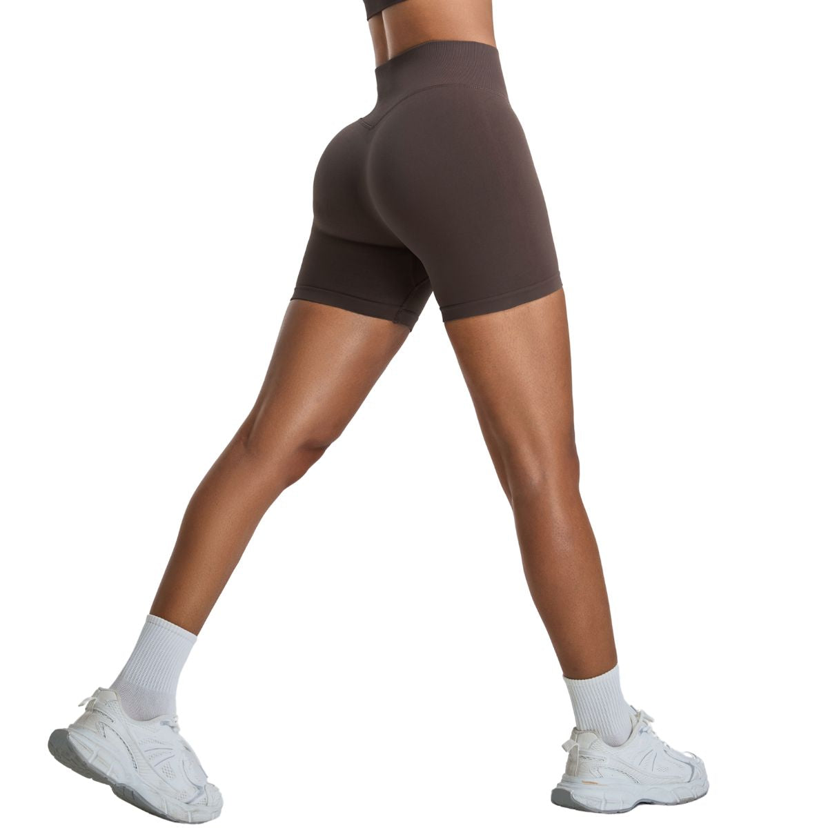 High-Rise Seamless Workout Shorts